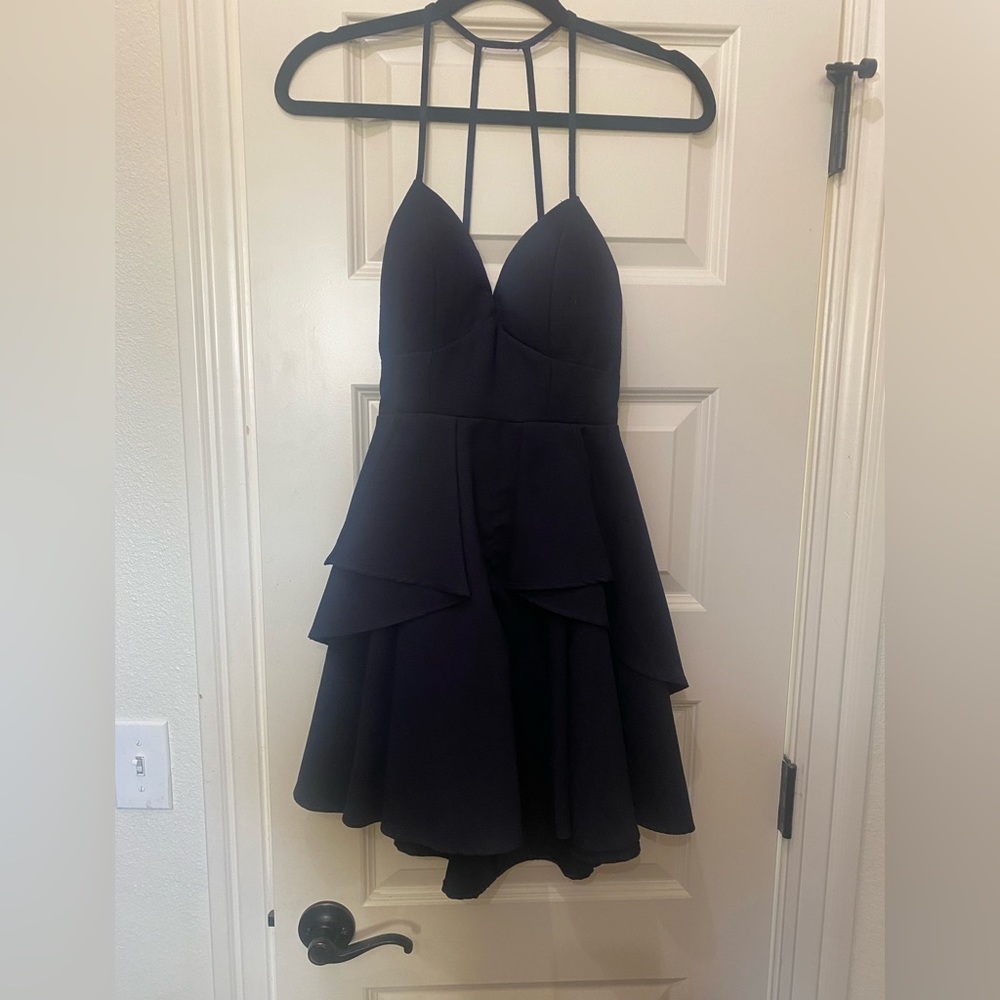 Navy blue dress